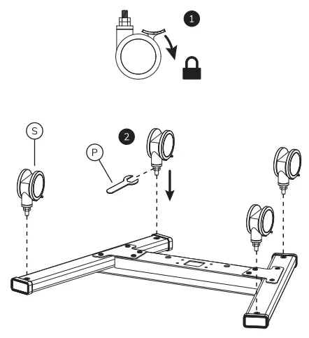 Neomounts FL50S-825BL1 Floor Stand-fig5