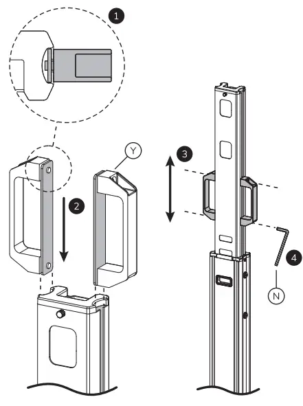 Neomounts FL50S-825BL1 Floor Stand-fig9