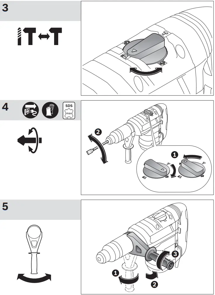 BOSCH GBH Professional 12 52 D 12 52 DV Rotary Hammer - FIGURE 2