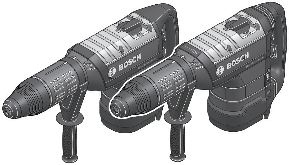 BOSCH GBH Professional 12 52 D 12 52 DV Rotary Hammer