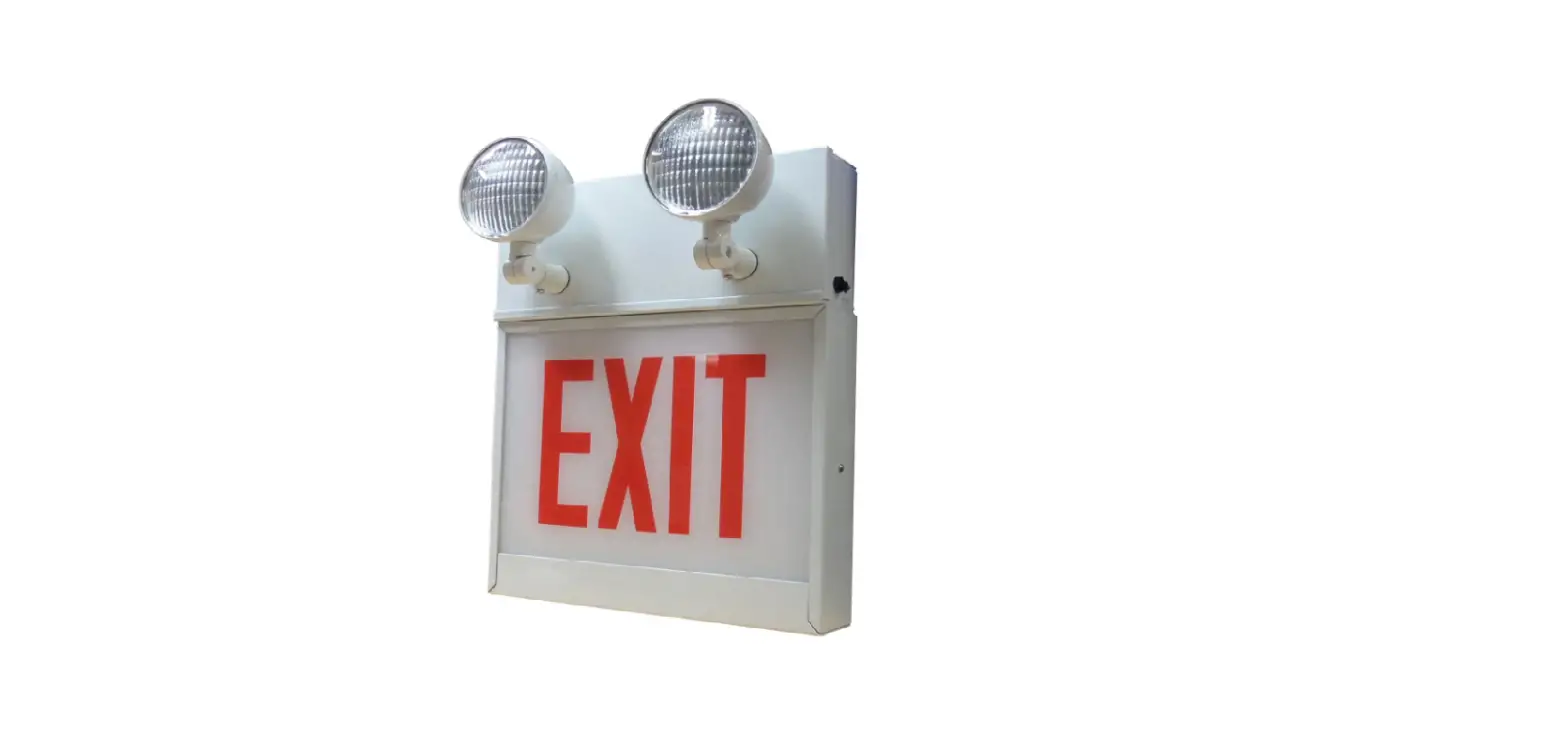 Chicago Esw-ch-led-c Battery Backup Led Exit And Unit Combo Instruction Manual