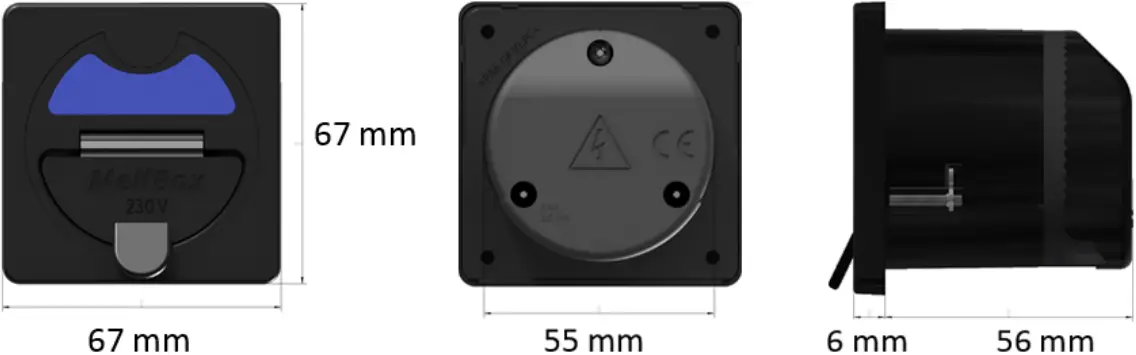 LEAB 1105002002 - MelfBox dimensions