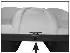 Water Wheeler ASL Electric Pedal Boat - Drain Plug Locaion