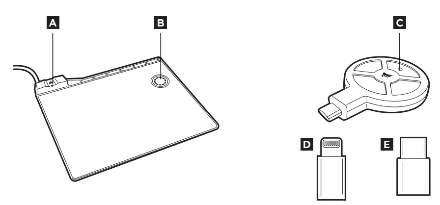 CORSAIR Qi Wireless Charging Mouse Pad - PRODUCT DETAIL