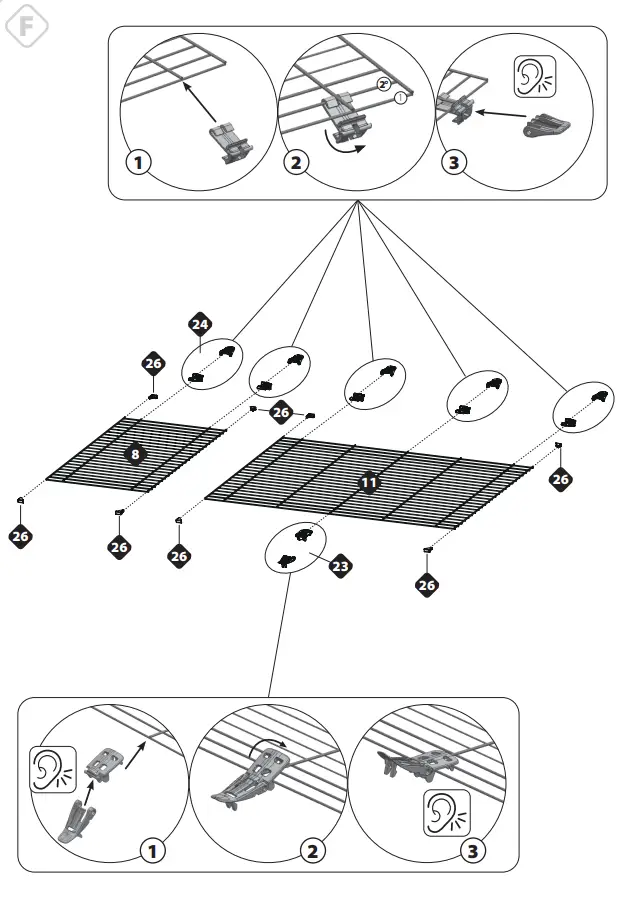 Ferplast-Krolik-140-Rabbit-Cage-Guinea-Pigs-and-Small-Animals-House-fig 6
