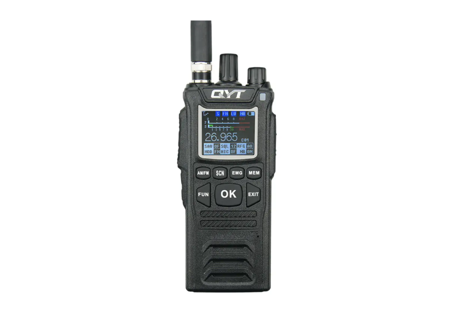 Qyt Cb-58 Walkie Talkie 27mhz Am-fm Cb Ham Radio Transceiver Handheld 4w 4100mah Owner's Manual