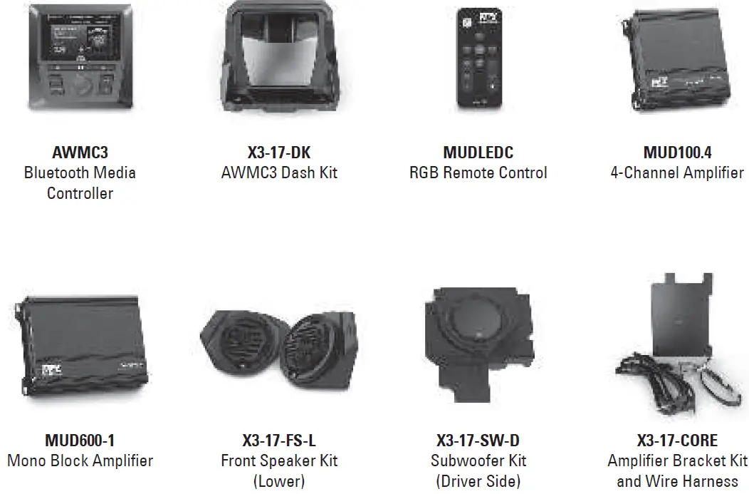 MTX AUDIO X3-17-THUNDER3 3 Speaker System 01