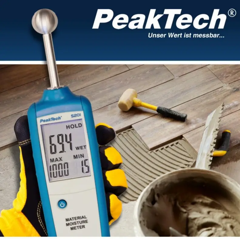 PeakTech 5201 Material Moisture Meter A01