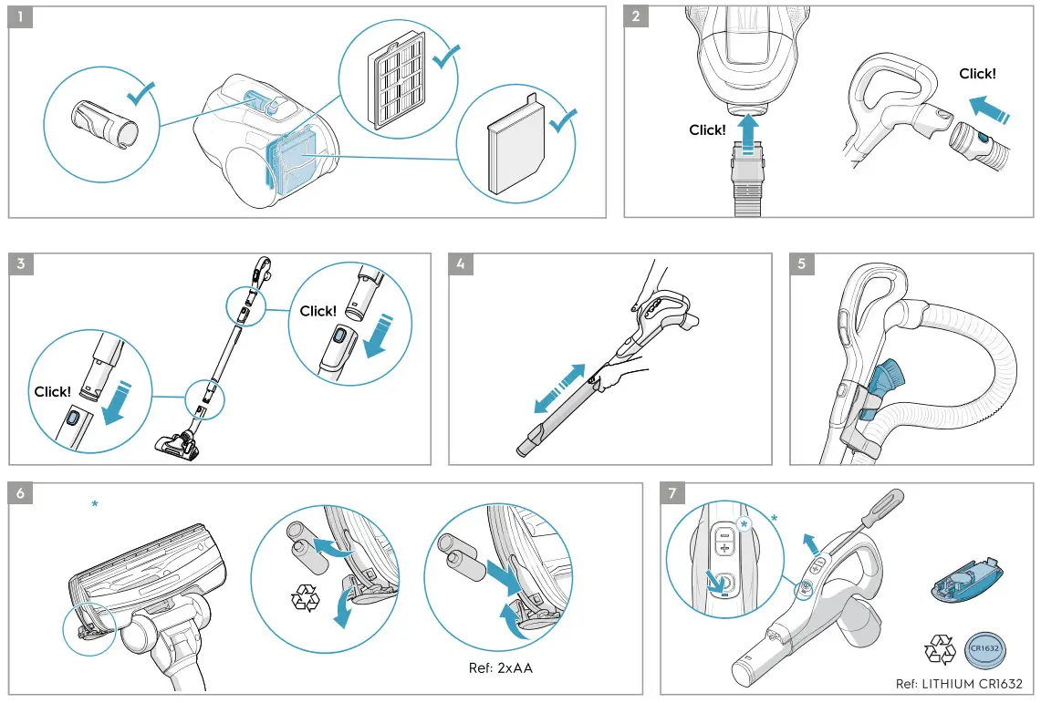 Electrolux Pure C9 Bagless Canister Vacuum Cleaner - Figure 1