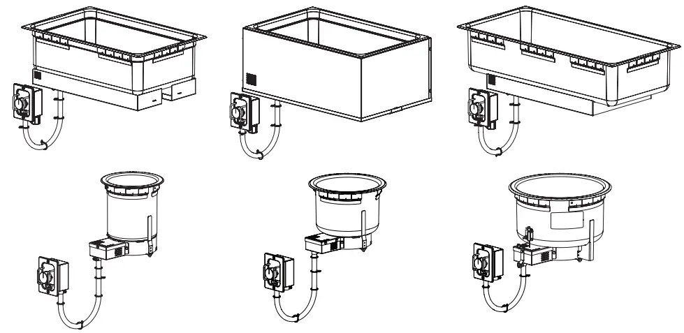 Hatco HWB-4QTD-208 Built-In Heated Wells