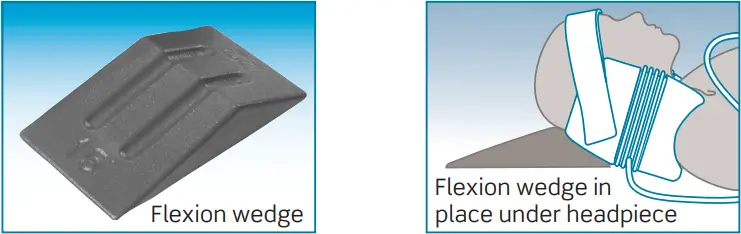 PRONEX Pneumatic Cervical Traction - Flexion wedge