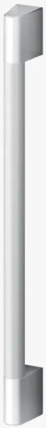 FISHER PAYKEL AHP3RDSF Professional Round Flush Handle Kit for Integrated Column Refrigerator or Freezer, All widths
