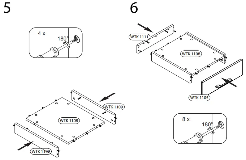 WASHTOWER WSUS45-11-S Base Cabinet-fig12