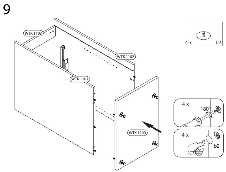 WASHTOWER WSUS45-11-S Base Cabinet-fig15