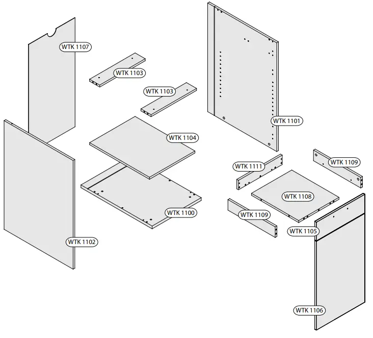 WASHTOWER WSUS45-11-S Base Cabinet-fig5