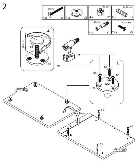 WASHTOWER WSUS45-11-S Base Cabinet-fig8