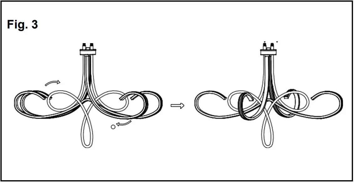 GEORGE KOVACS P5437 697 L Contemporary LED Chandelier - fig 2