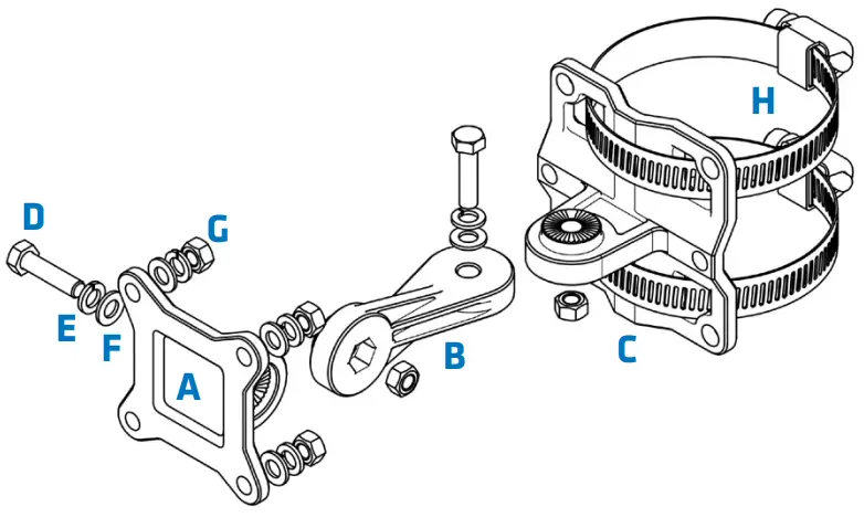 Mounting kit contents
