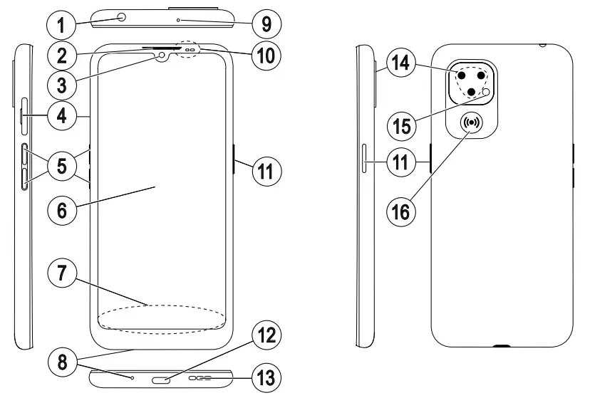 doro 8200 Smartphone - Fig 1