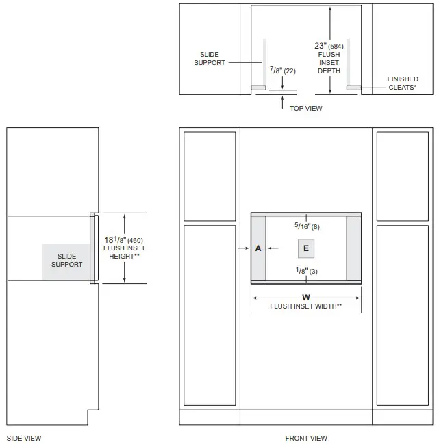 FLUSH INSET INSTALLATION