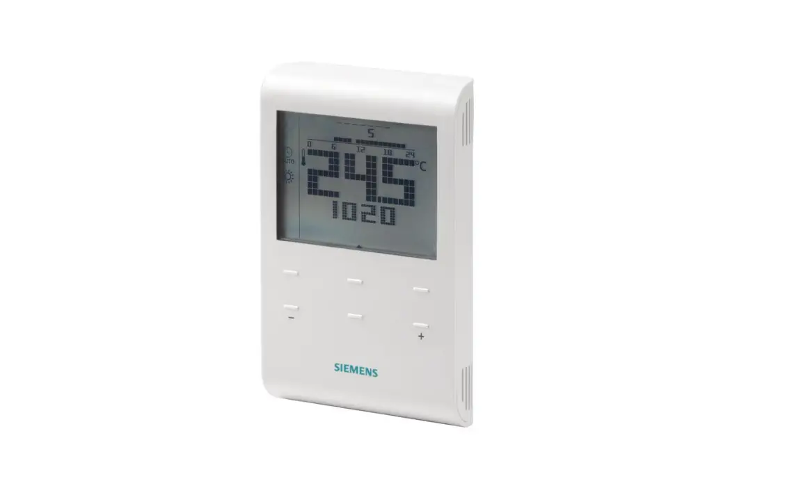 Siemens Rde100 Programmable Room Thermostat Operating Instruction