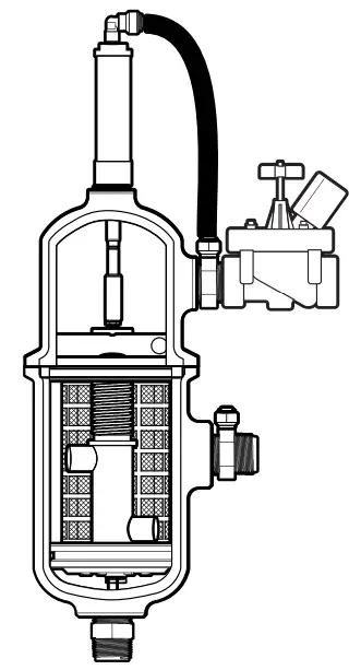 RAIN BIRD HN G 01 02 Series HN G Automatic Self Cleaning Filter-