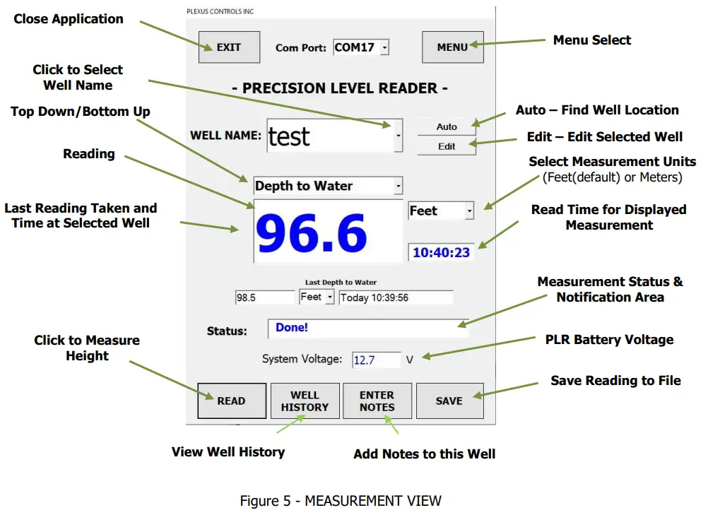 plexus CONTROLS Precision Level Reader Portable Depth Management System - fig 6