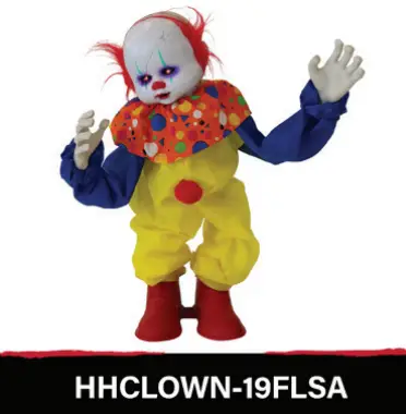 Haunted Hill Farm HHCLOWN 16FS Haunted Circus Collection - BOBO