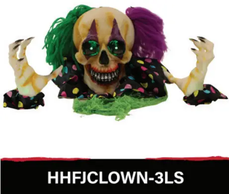 Haunted Hill Farm HHCLOWN 16FS Haunted Circus Collection - CLAW