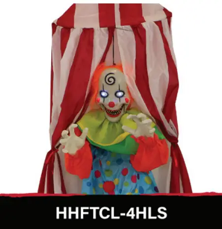 Haunted Hill Farm HHCLOWN 16FS Haunted Circus Collection - ROMERO