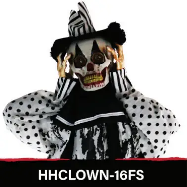 Haunted Hill Farm HHCLOWN 16FS Haunted Circus Collection - TUCKER