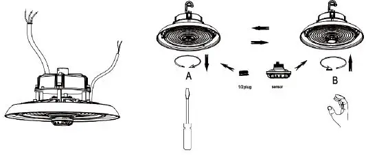 GE-current-ALB091-Albeo-LED-Round-High-Bay-IP65-Luminaire-2
