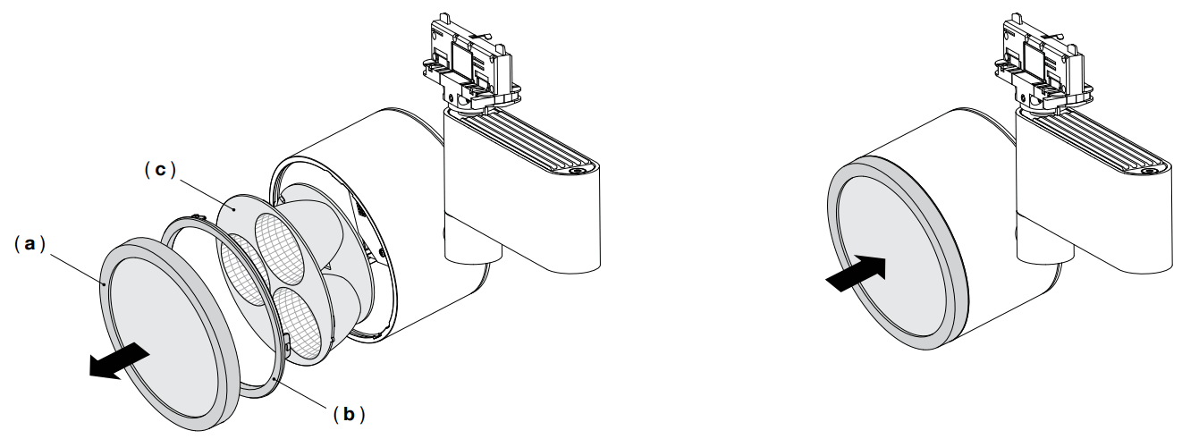 Bega 51 1401 RGBW Track Spotlight - fig 1