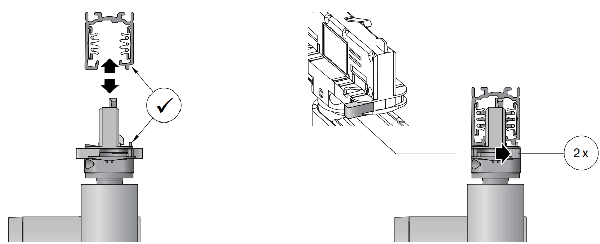 Bega 51 1401 RGBW Track Spotlight - fig