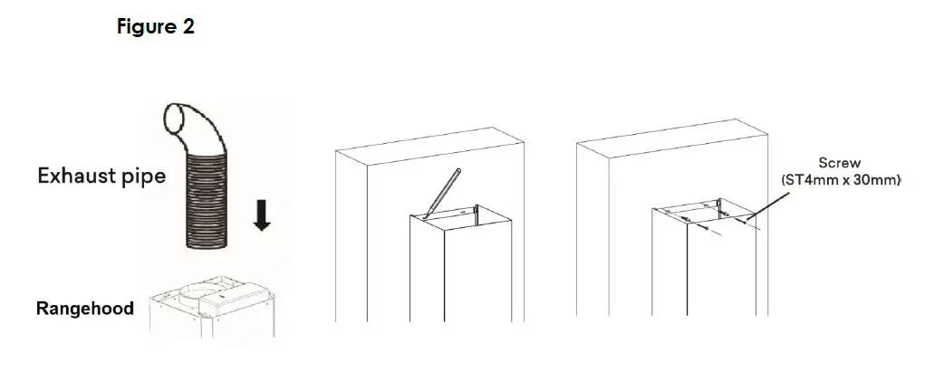 TRINITY TR60C60 60cm Wall Canopy Tower Rangehood-fig-10