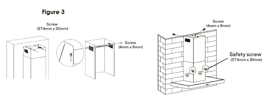 TRINITY TR60C60 60cm Wall Canopy Tower Rangehood-fig-11