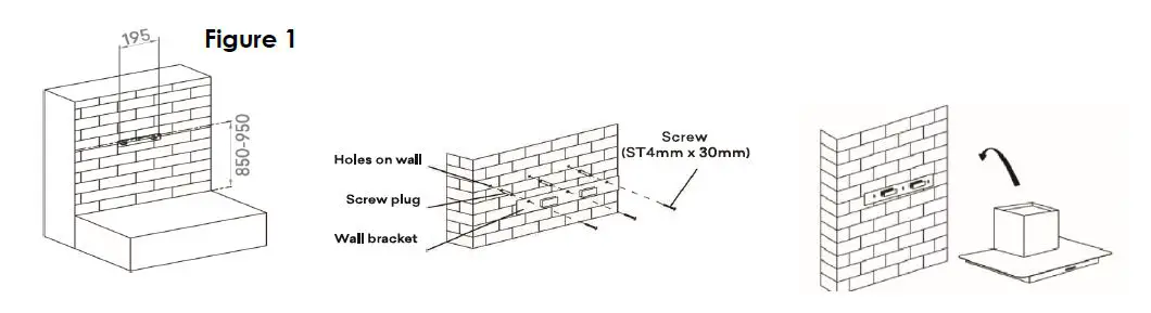 TRINITY TR60C60 60cm Wall Canopy Tower Rangehood-fig-9