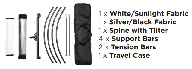 Westcott Eyelighter3 Portable Curved Reflector - fig