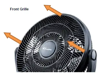 PowerPac-PP2814-Air-Circulator-14-Inch-Power-Fan-and-High-Velocity-Fan-FIG-4