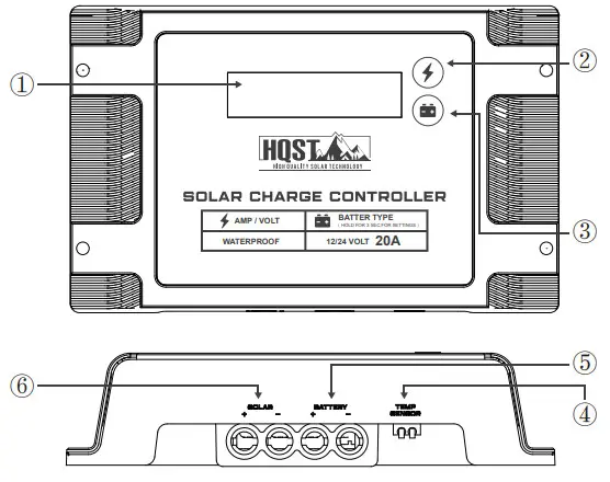 VOYAGER 20A PWM Waterproof Solar Charge -