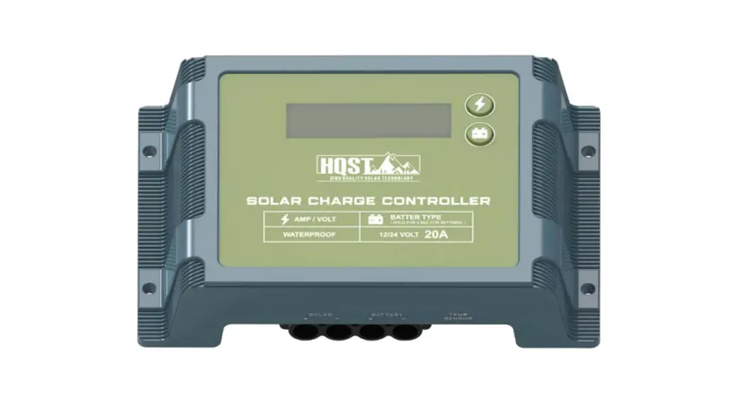 Voyager 20a Pwm Waterproof Solar Charge Controller User Manual