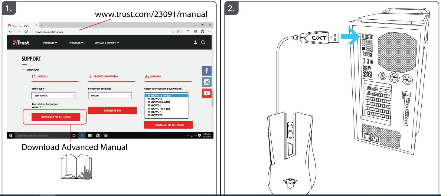 Trust GXT-121 Zeebo-Gaming- Mouse-01