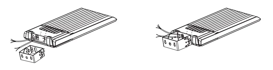 KEYSTONE KT-ALED-SF-1-KIT Optic Swap LED Area Light Fixture - TRUNNION