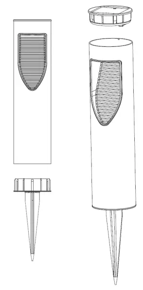 LANDI 89575 Solar Path Light