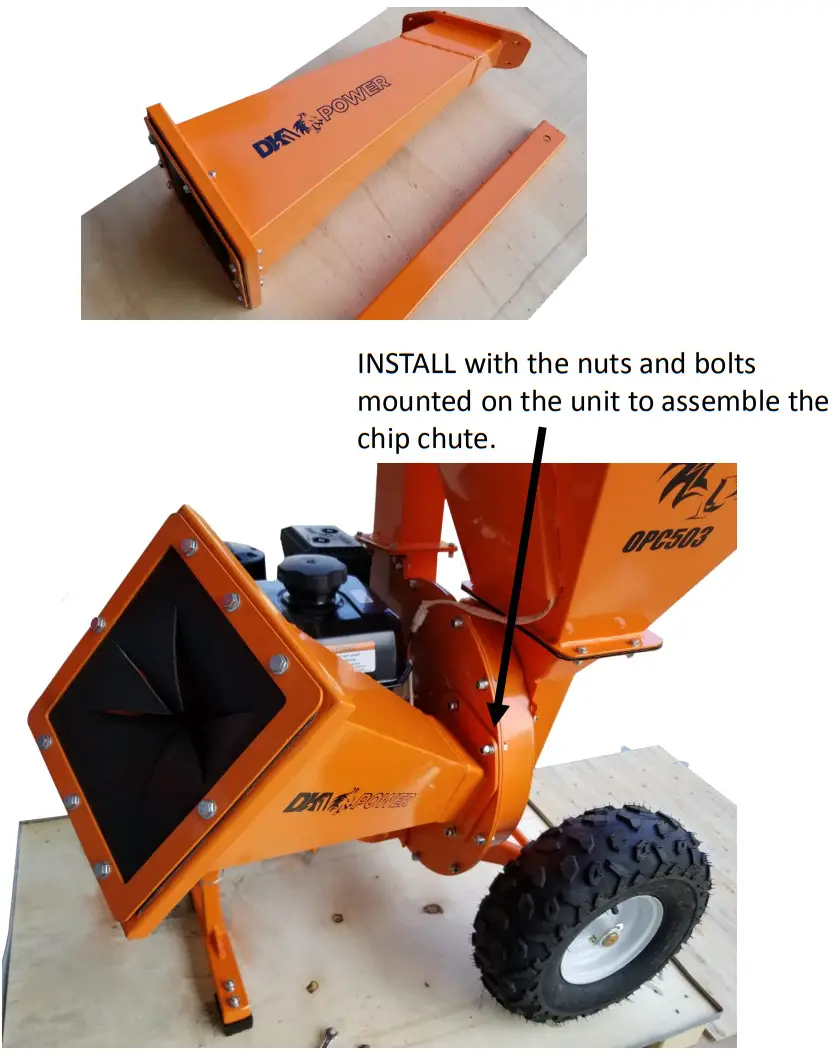 DK2 POWER 3 Inch Chipper Shredder OPC503 -1