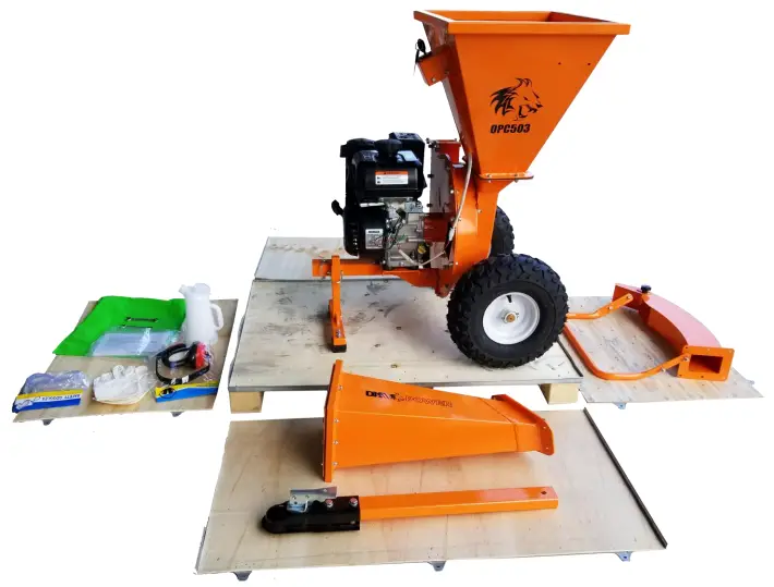 DK2 POWER 3 Inch Chipper Shredder OPC503 - Chipper is shipped