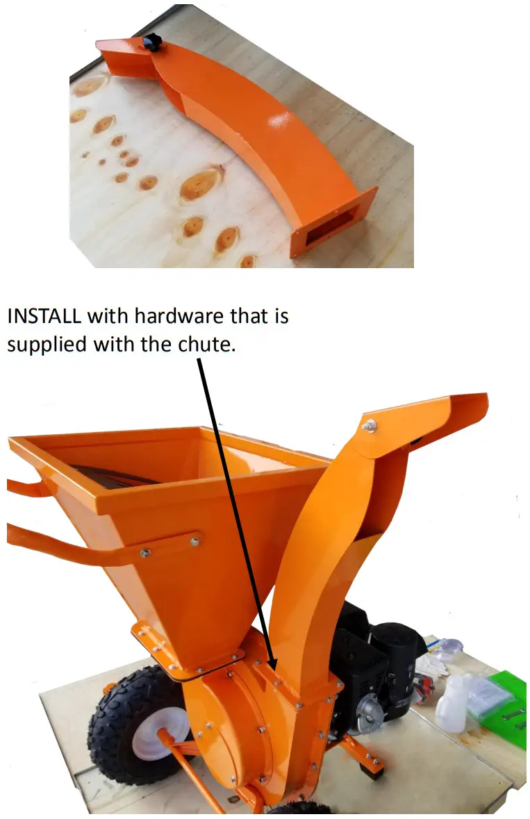 DK2 POWER 3 Inch Chipper Shredder OPC503 -- STEP 2