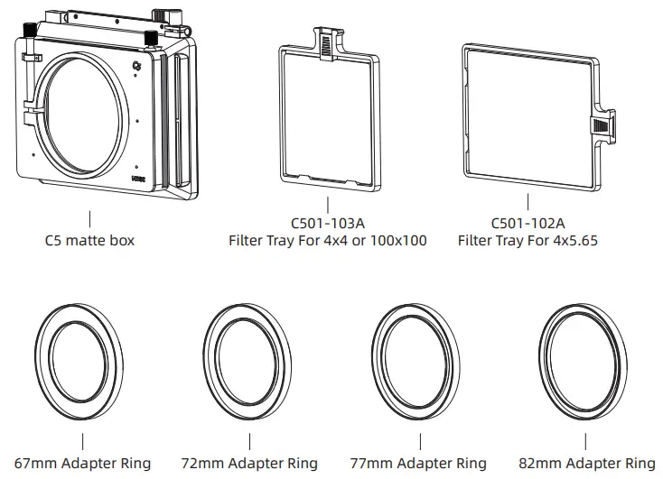 NiSi C5 Cinema Matte Box Filmmaker Kit