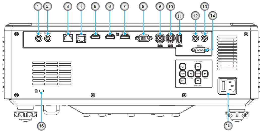 Optoma ZU920TST DLP Projector - Stanard 1
