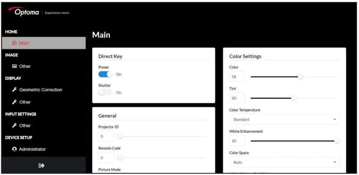 Optoma ZU920TST DLP Projector - Stanard 49